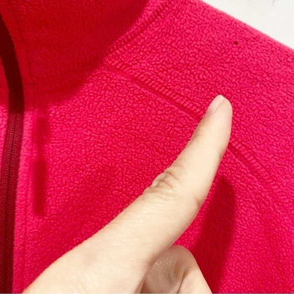 MARMOT 1/4 Zip Fleece Pullover Pink Size Small - Picture 5 of 11